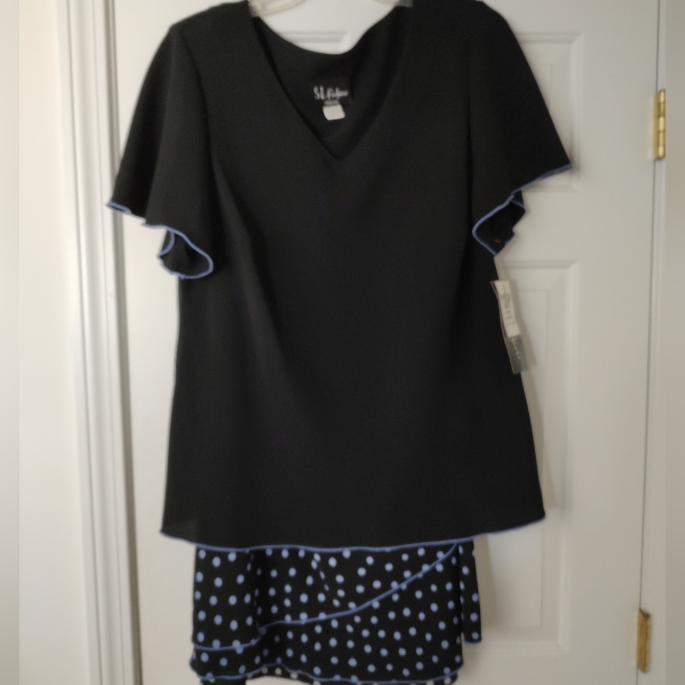 Women's Two Piece Skirt Set Size 22W